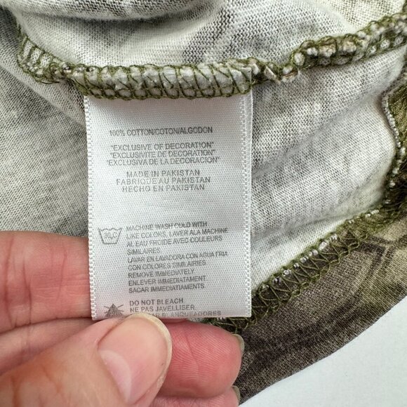 Dead Deer Camo T Shirt Size M Short Sleeve Crew Neck - Picture 5 of 9